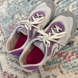 New balance purple and green!! Hardly worn